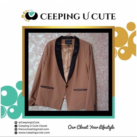 forever 21 plus size blazer